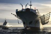 La Armada abordó un barco chino que pescaba ilegalmente en el Mar Argentino