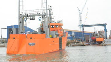 Botan un nuevo barco para la flota de Rawson